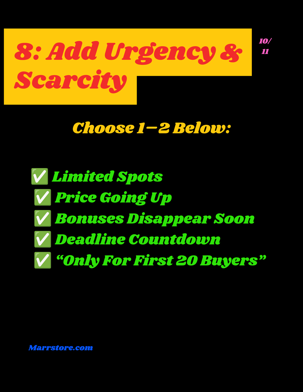 MARR BUSINESS STARTER BUNDLE