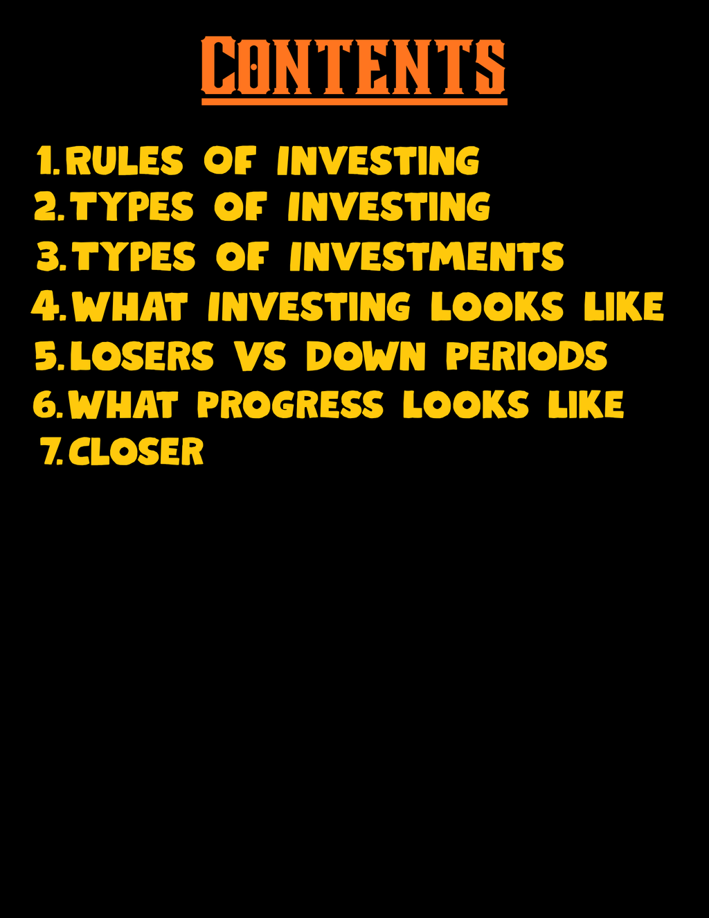 The Investment Engine