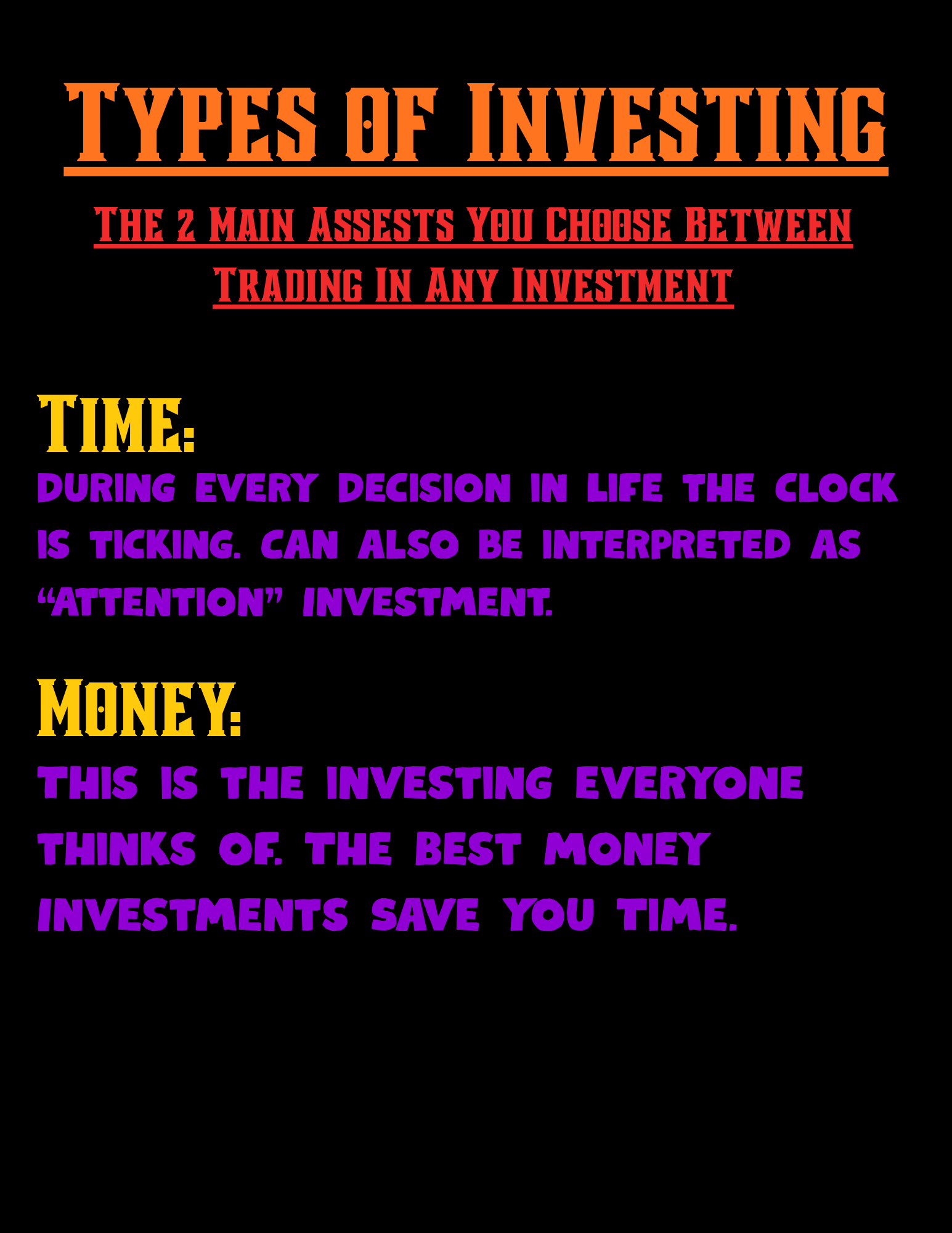 The Investment Engine